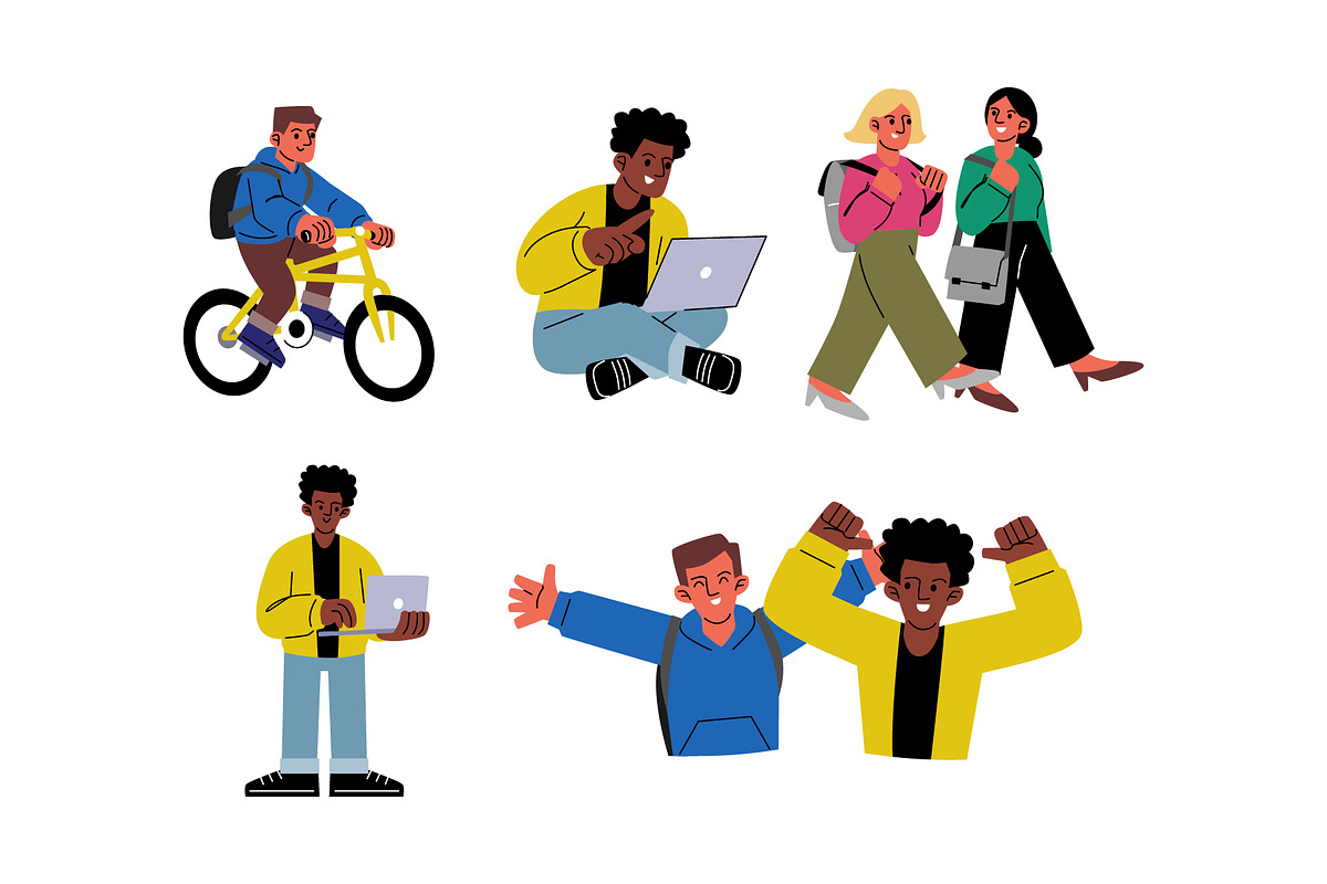 College Study Activities Vol. 2, a Person Illustration by SLAB! Design (Photo 3 of 3)