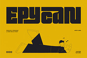 Epycan || Bold Display Font, a Sans Serif Font by Ermedia Studio (Thumbnail 1 of 10)