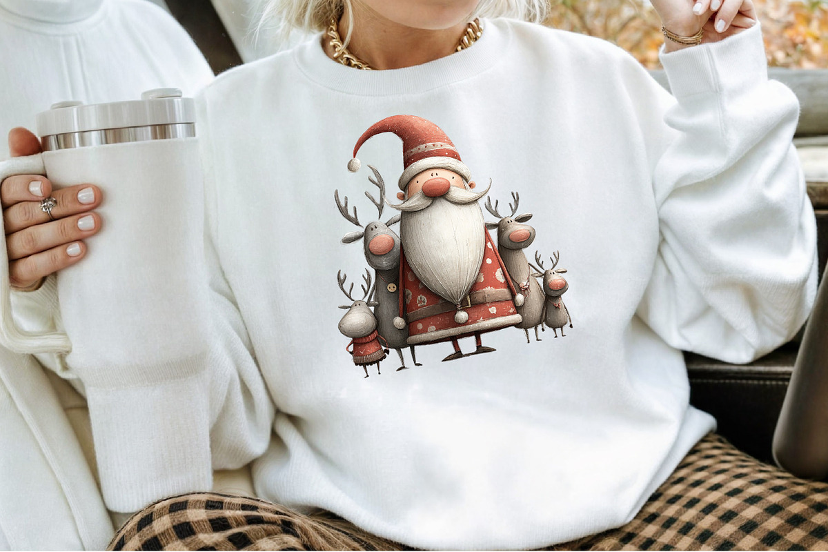 Quirky Christmas Santa Clipart, an Illustration by Sublimation Artist (Photo 4 of 6)
