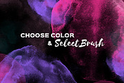 107 Watercolor Circles. PS Brushes, a Brush Add-On by Masherdraws (Thumbnail 4 of 12)