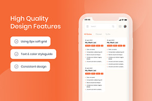 Notes & To Do List Mobile UI KIt