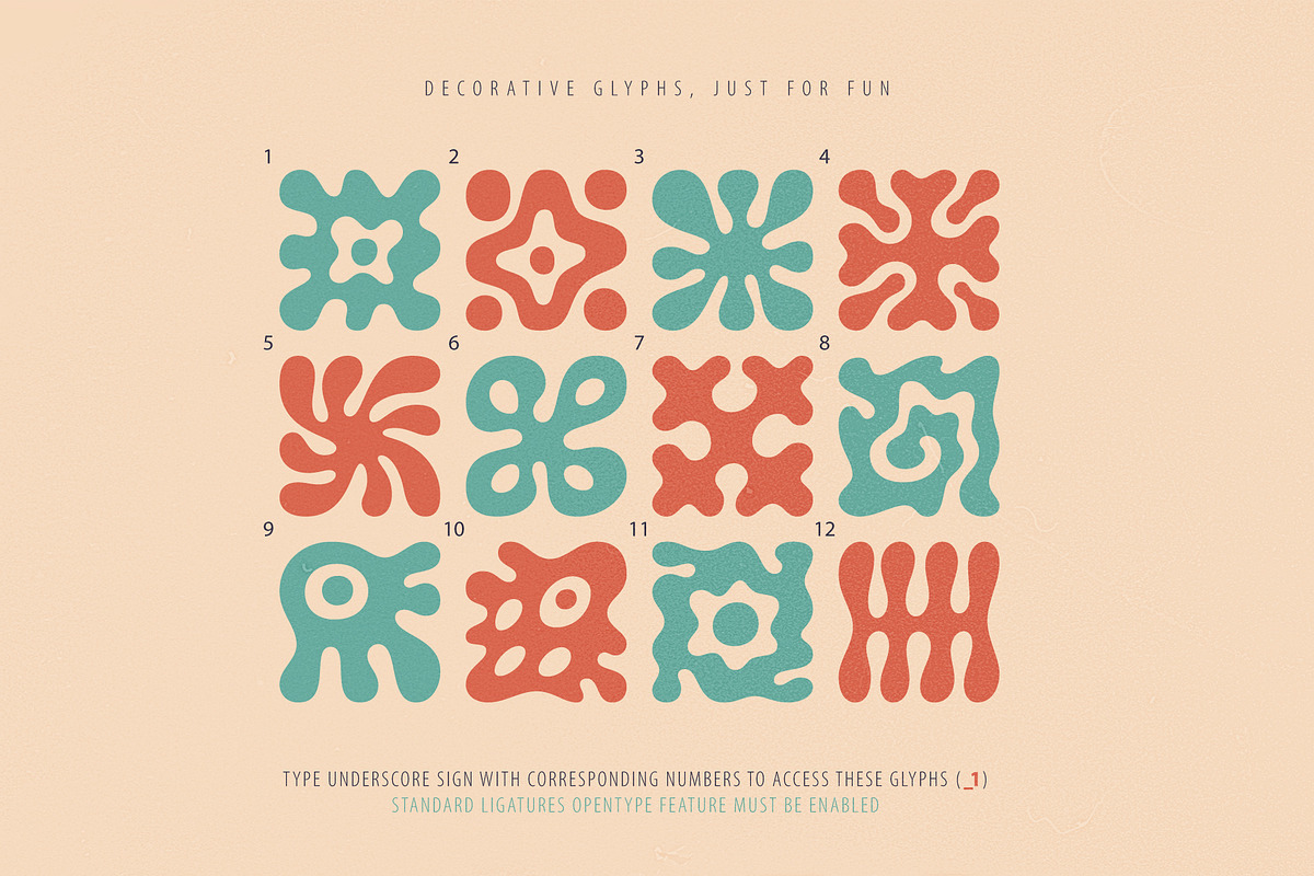 Funk Trip - Groovy Font, a Symbol Font by Gleb Guralnyk (Photo 6 of 7)