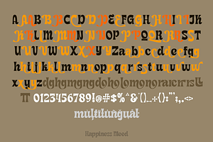 Happiness Mood - Retro Fonts