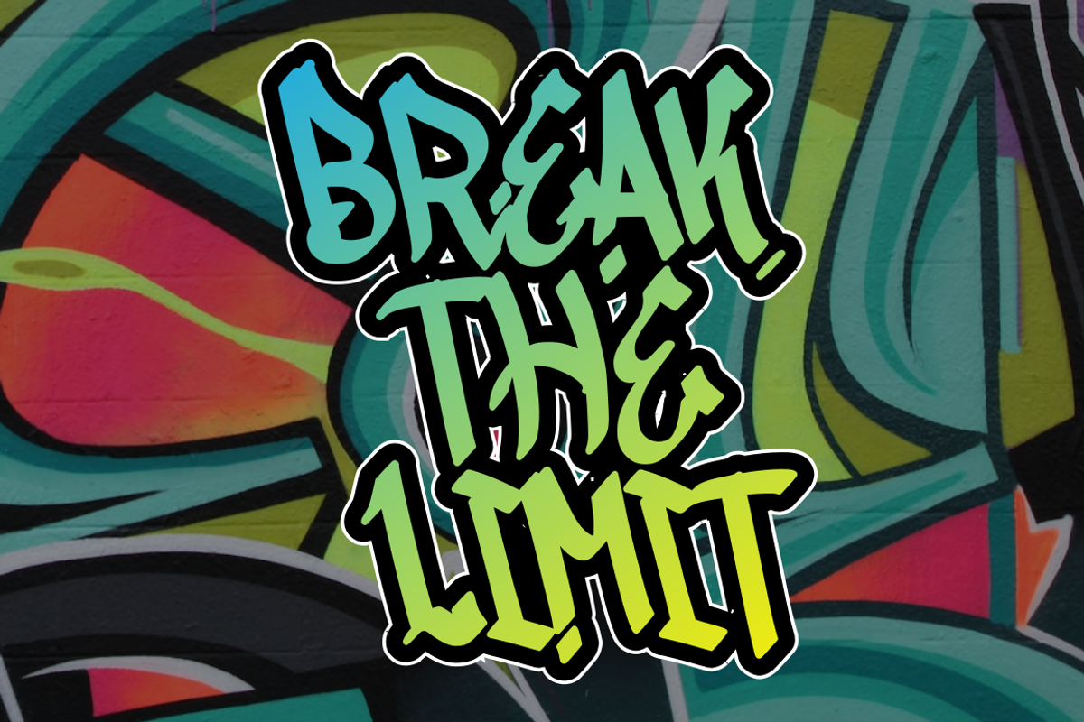 Shock Graffiti, a Blackletter Font by Rissyletter Studio (Photo 3 of 8)