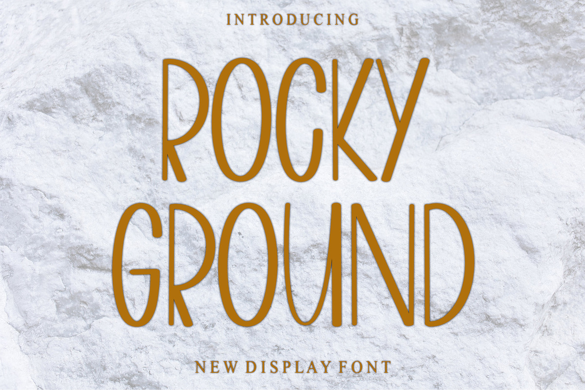 ROCKY GROUND, a Handwritten Font by InermediaSTUDIO (Photo 1 of 6)
