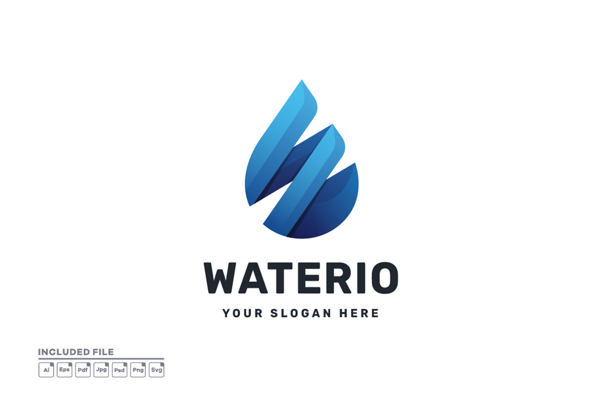 Drop Water Logo Icon Design Vector, a Branding & Logo Template by yuanesei