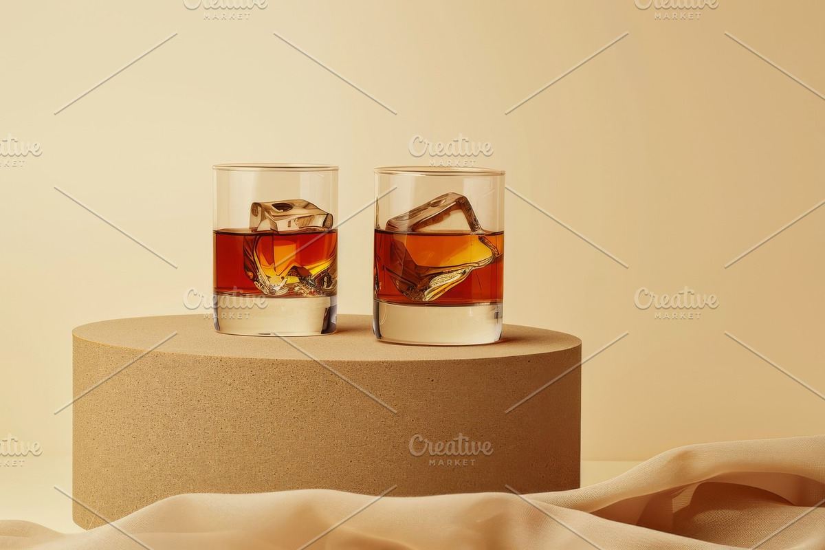87 whiskey glasses, a Food & Drink Photo by Handmadefont (Photo 59 of 87)
