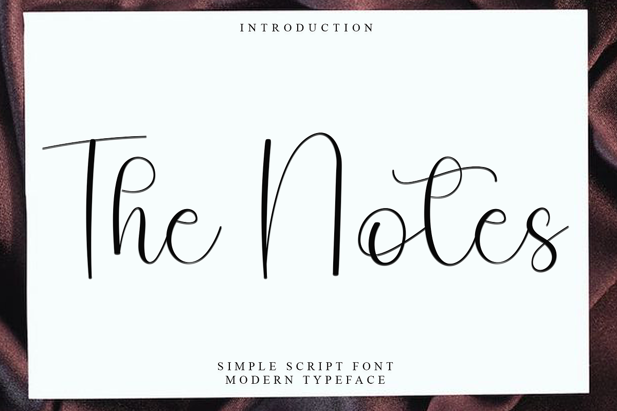 The Notes, a Handwritten Font by InermediaSTUDIO (Photo 1 of 9)