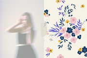 Painterly Floral. Whimsical Patterns, a Pattern Graphic by PaperJamLab (Thumbnail 2 of 12)