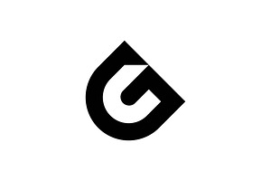 GU UG logo design, a Branding & Logo Template by xcoolee
