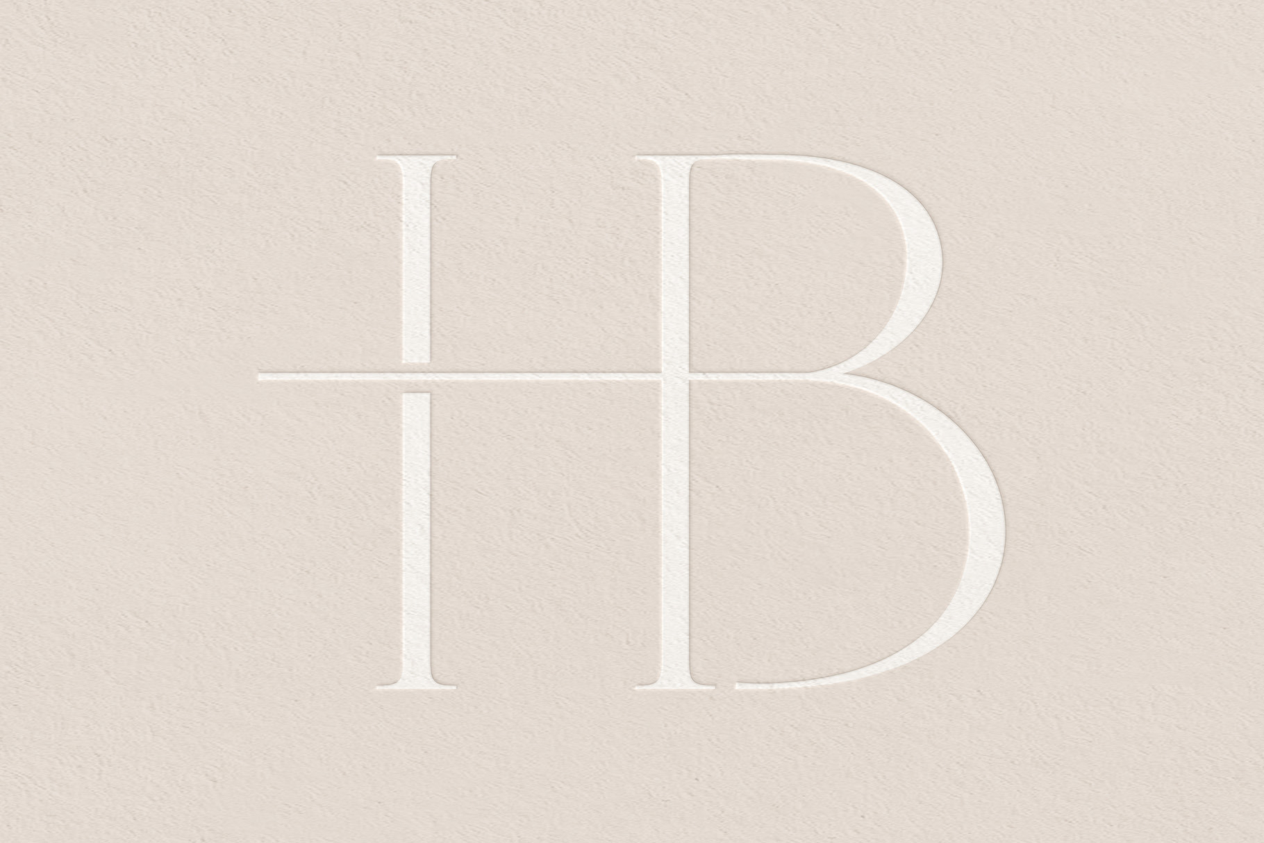 HB monogram logo, a Branding & Logo Template by LINKED LETTERS STUDIO
