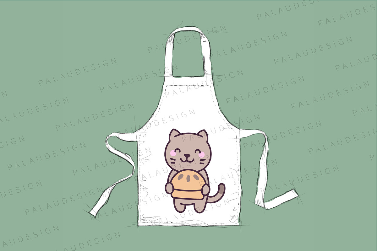 Cute Kawaii Cat Autumn Character, a Seasonal Illustration by Palau (Photo 4 of 12)