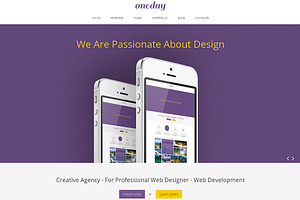 Oneday Responsive Bootstrap Template