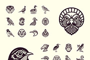 Birds Silhouette Icon Set, a Solid Icon by Creative Stall (Thumbnail 9 of 9)