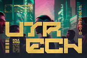 Moxin - Futuristic Font, a Font by Koplexs Studio (Thumbnail 9 of 10)