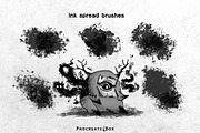 62 Inkflow Procreate ink Brushes, a Brush Add-On by ProcreateiBox (Thumbnail 10 of 10)