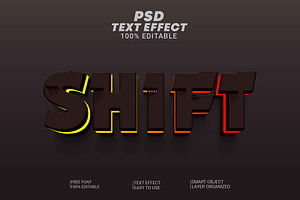 Bold 3D Text Effect Adds Style