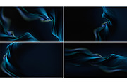 Oceanic Silk Waves, a Background Graphic by BazziBa♥ (Thumbnail 4 of 5)