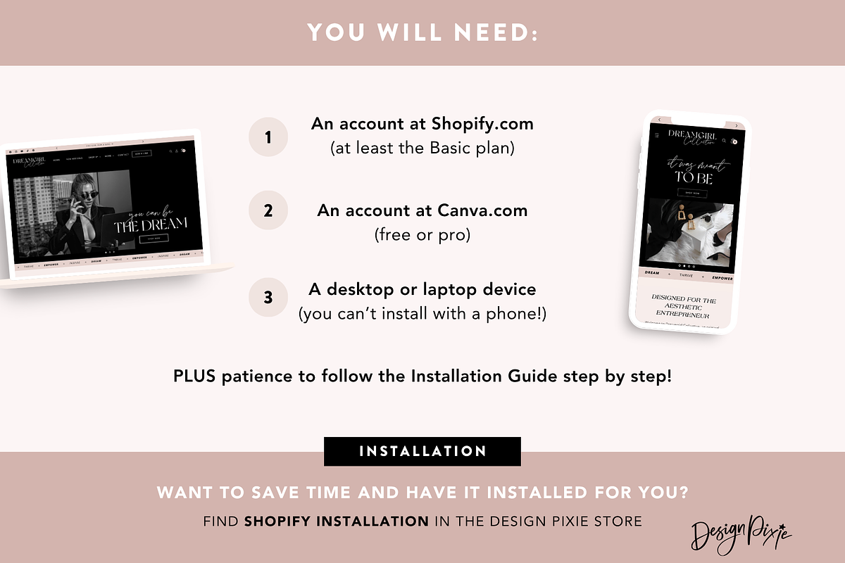 Luxe Black Shopify Theme | Aesthetic, a Shopify Template by Design Pixie (Photo 10 of 11)