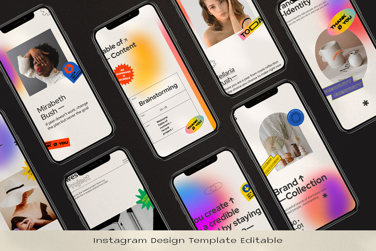 Gradient Brand Workbook Instagram, a Social Media Template by Dirtytemp Studio (Photo 6 of 6)