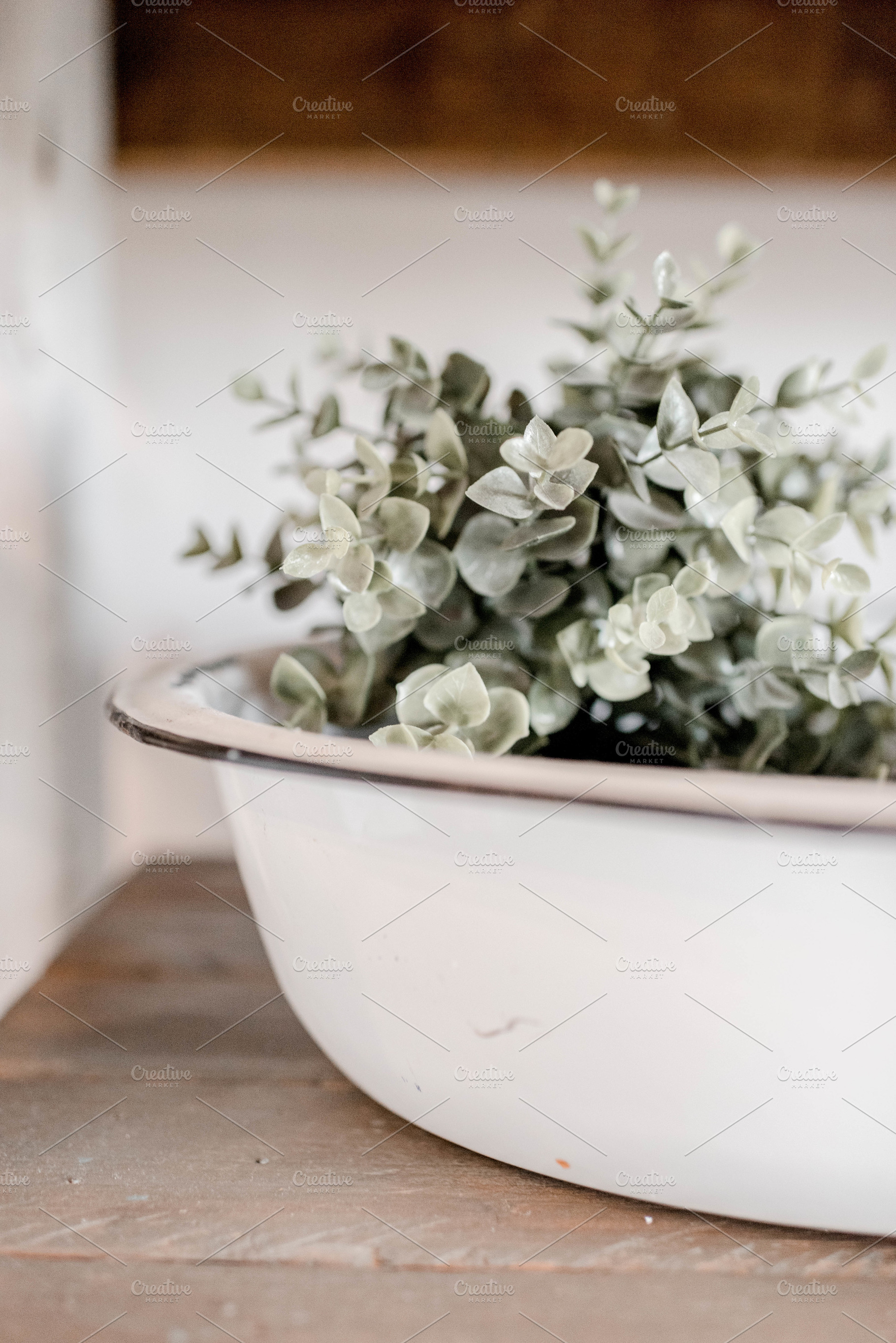 Home Decor - Wood - Greenery, a Photo by Hudson Farmhouse