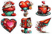 Whimsical Love Art Bundle, an Illustration by Daily.Designs (Thumbnail 4 of 5)