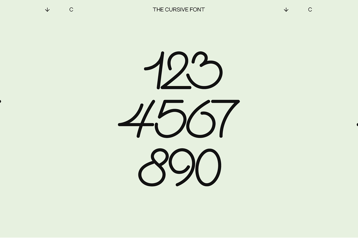 THE CURSIVE FONT, a Font by THE BOLD FONT. (Photo 7 of 9)