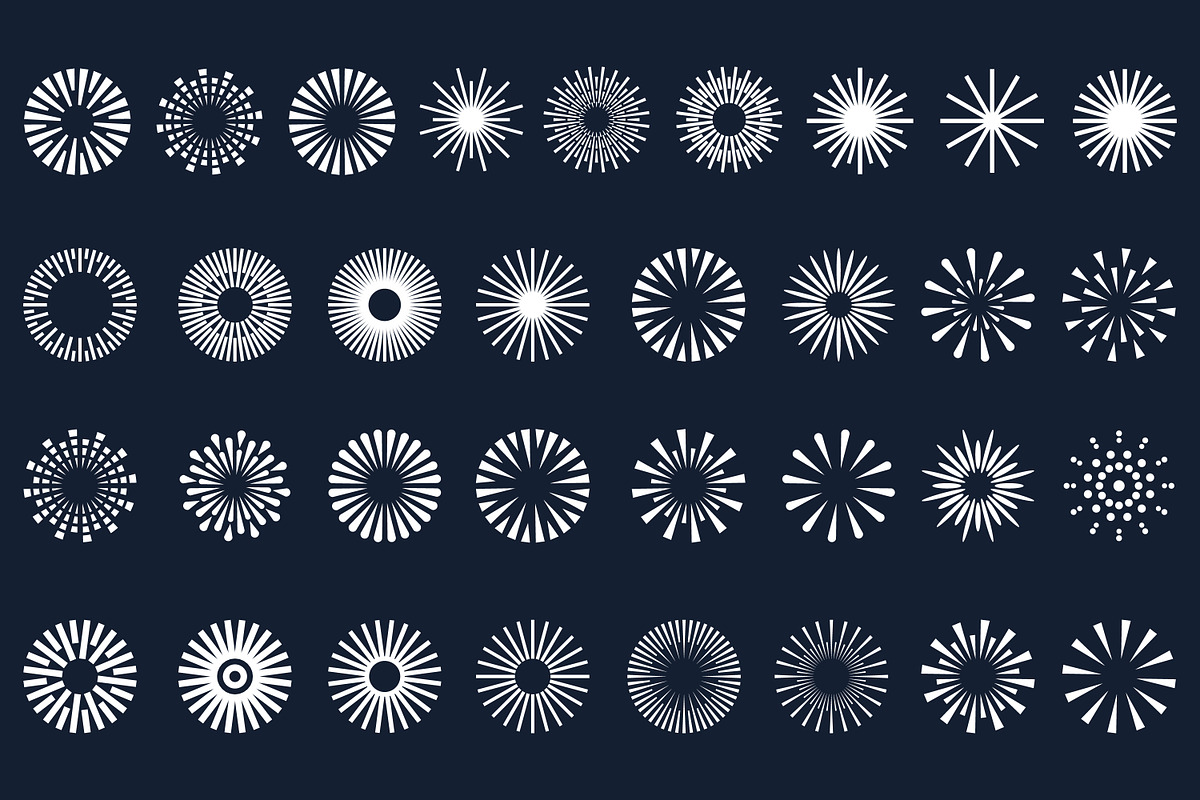 fireworks explosion design vector, a Branding & Logo Template by BARONSTD (Photo 3 of 3)