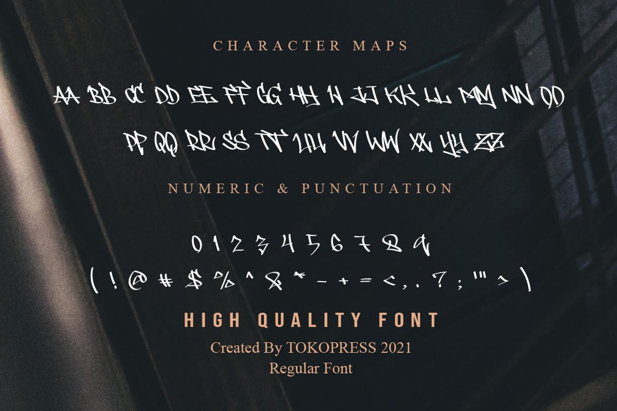 REBELIOUS - Powerful Graffiti font, a Font by TokoPress (Photo 3 of 10)