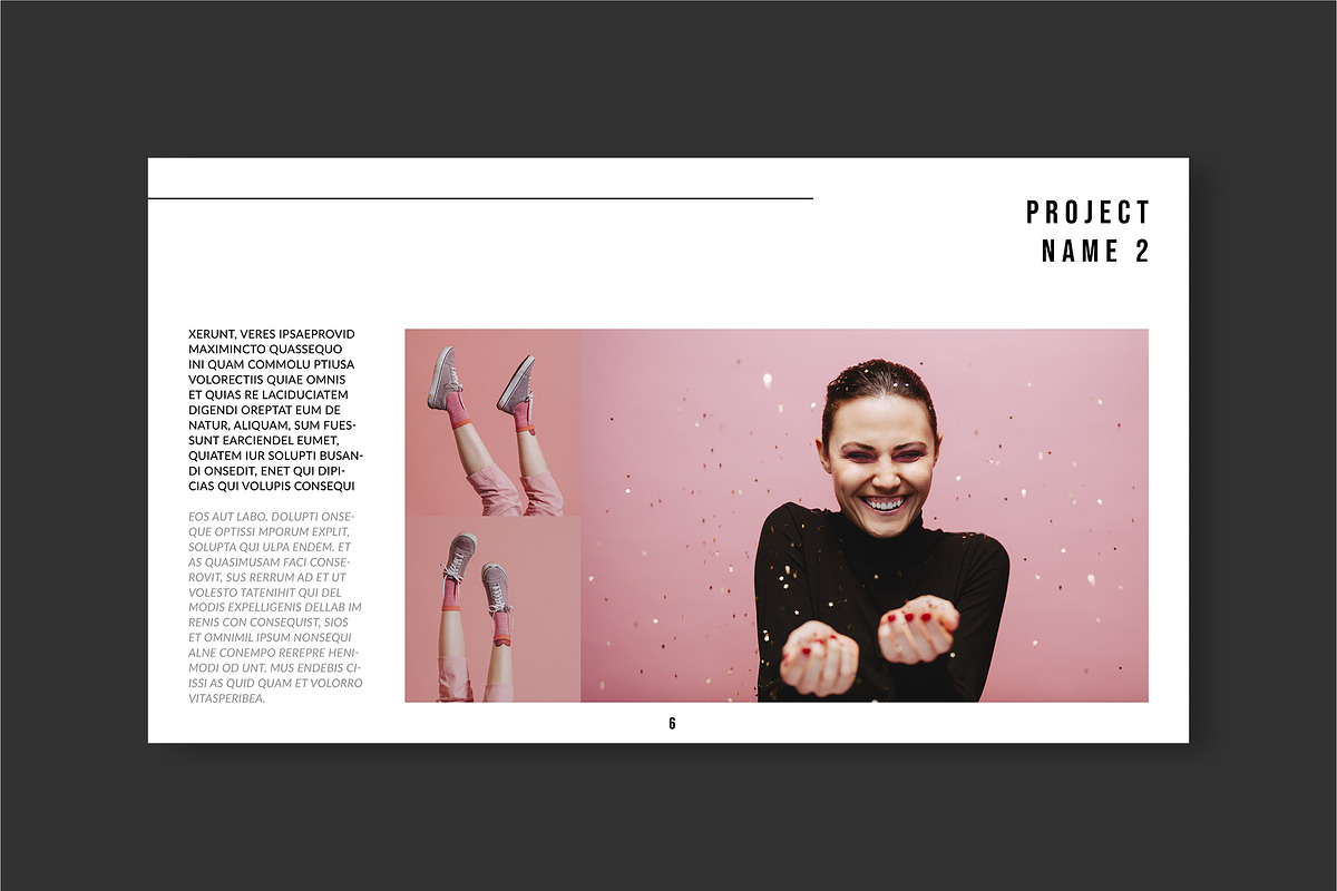 Digital Portfolio (INDD, PPT, Canva), a Presentation Template by tomsarraipodesign (Photo 7 of 21)