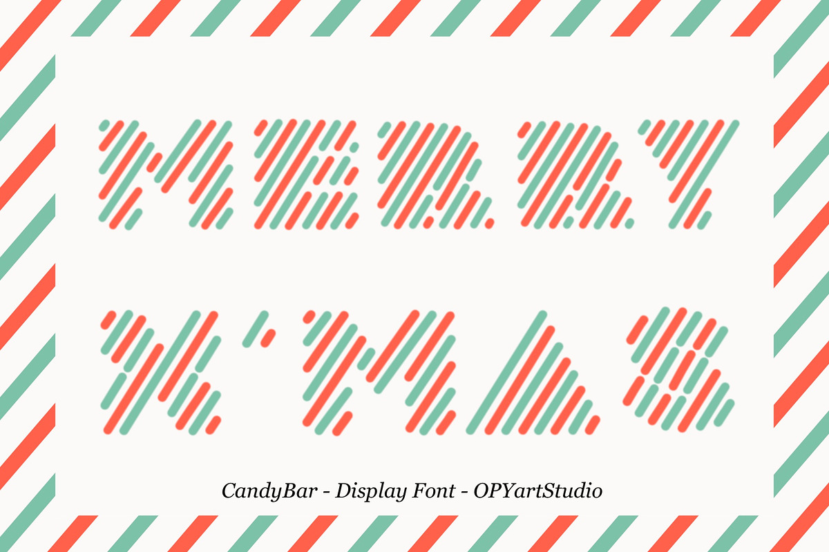 CandyBar - Creative Display Font, a Font by OPY ArtStudio (Photo 5 of 5)