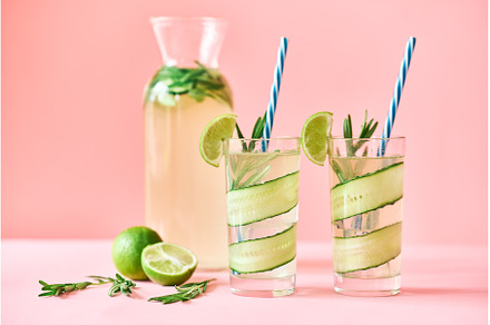 Cold refreshing cocktails with lime, a Food & Drink Photo by Gladkov photography