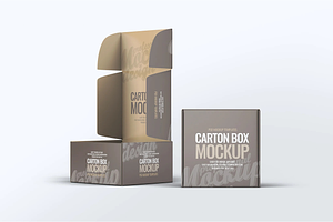 Carton Box Mock-Up