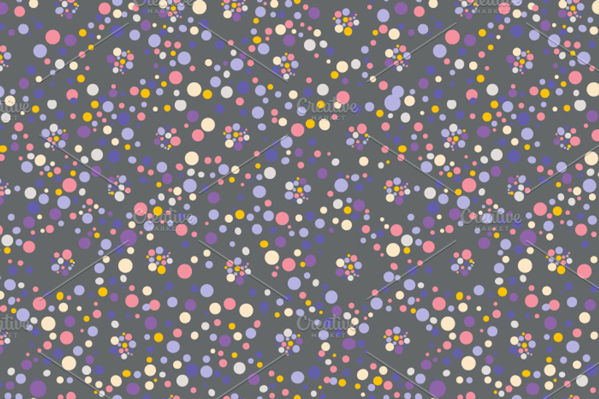 DOTS. Seamless background. preview 5