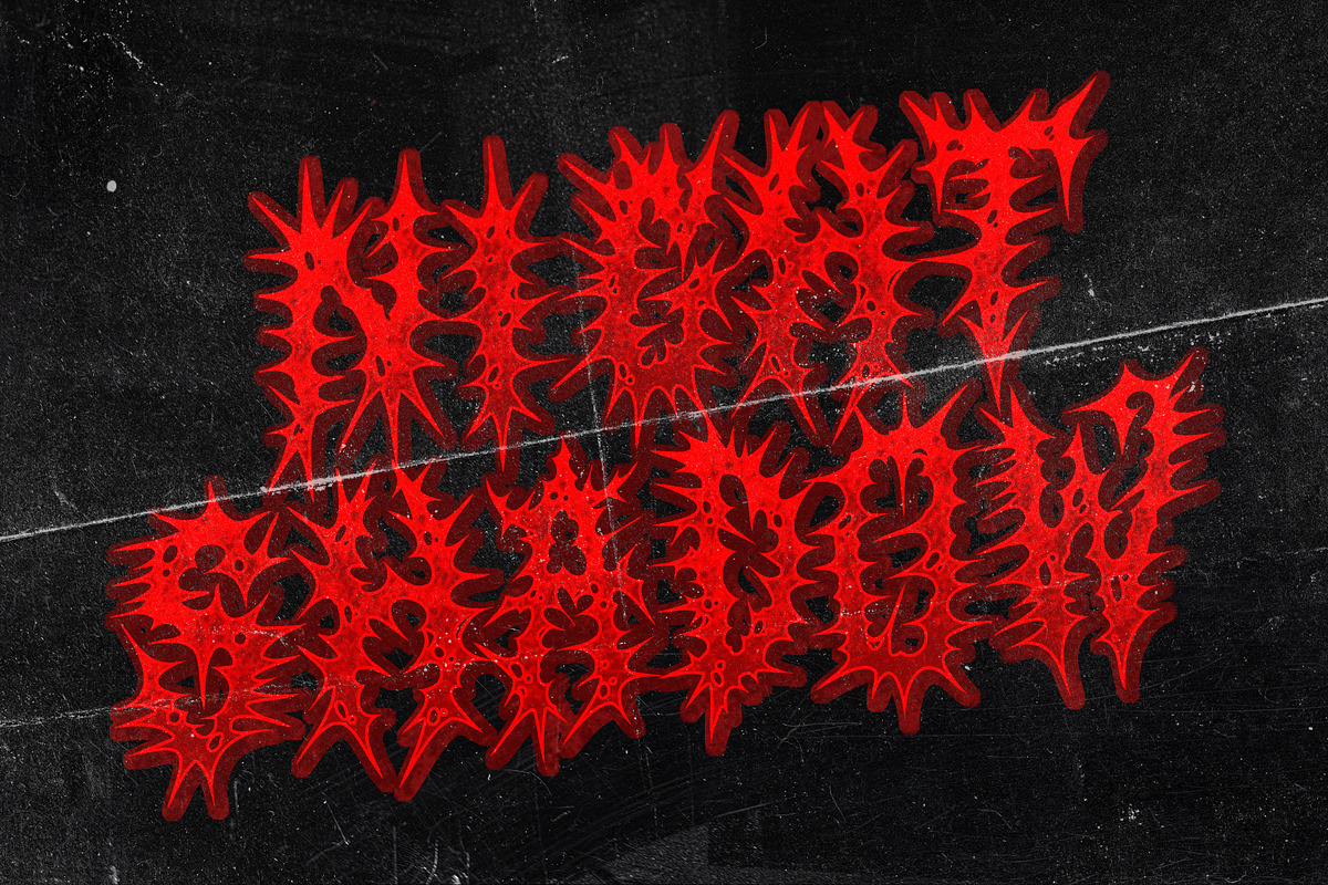 SALVOR Metal Horror Blackletter Font, a Blackletter Font by dansdesign (Photo 7 of 20)