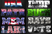 Patriotic Layer Styles, a Layer Style Add-On by DesignFathoms (Thumbnail 4 of 4)