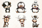 Baby Animal PNG Clipart Bundle, an Illustration by DreamCafeArt (Thumbnail 2 of 8)