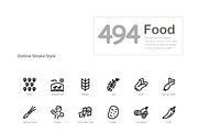 Food Vector Icons, an Icon by BomSymbols (Thumbnail 5 of 5)
