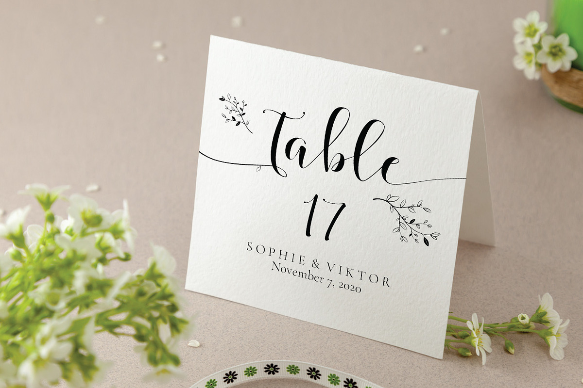 Rustic Wedding Seating Cards, Sophie, an Invitation Template by Alice Bluefox (Photo 6 of 10)