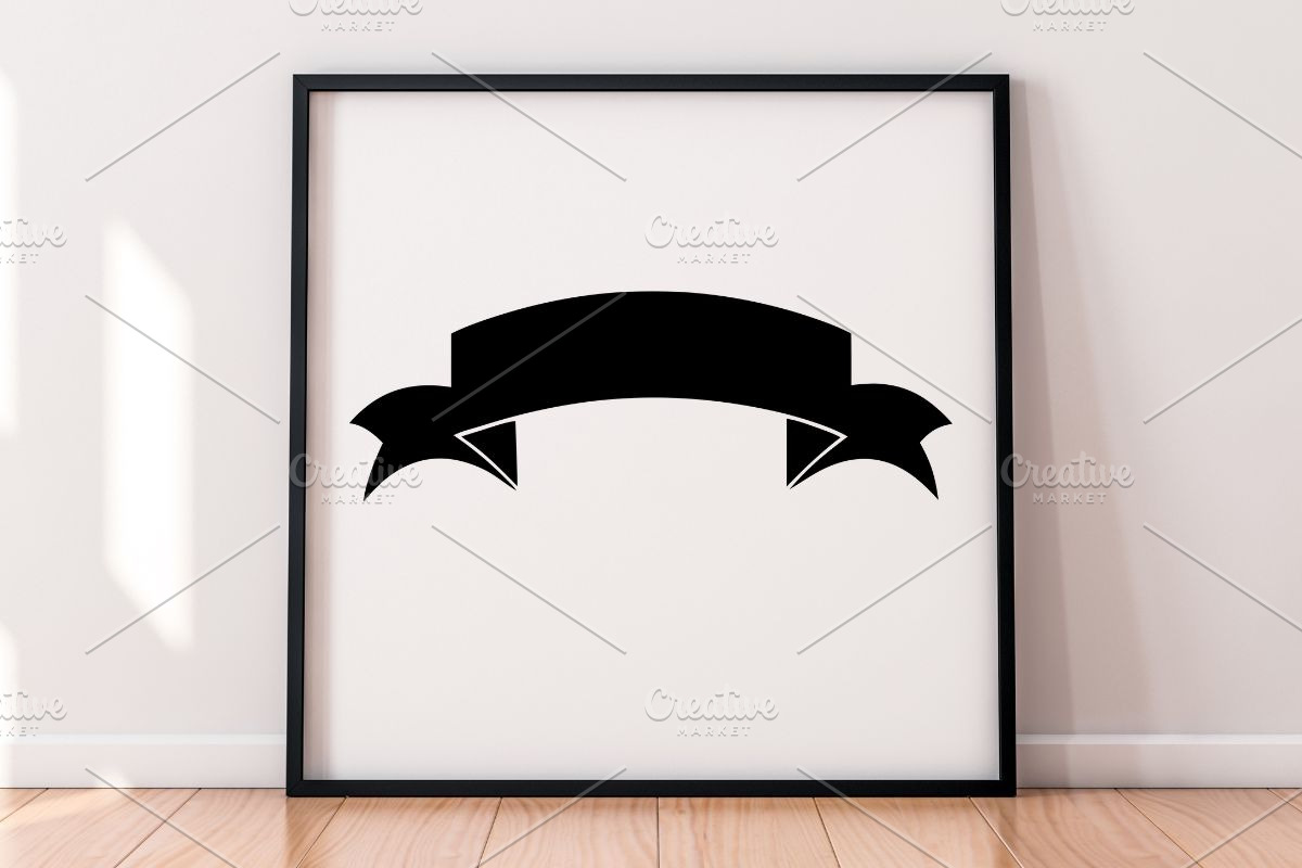 Banner Silhouette SVG, a Decorative Illustration by newminddesign (Photo 5 of 5)