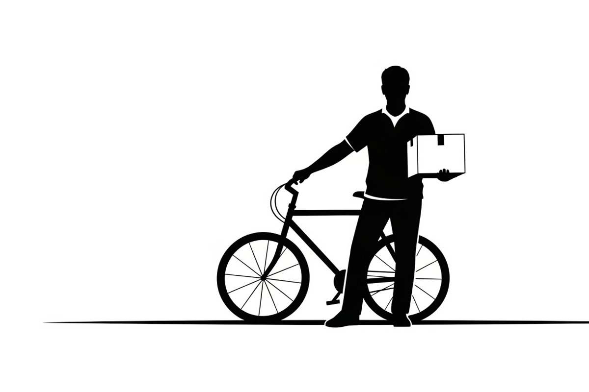 Delivery Driver Silhouette Pack, an Illustration by Amazin_art (Photo 21 of 26)