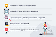 Digital Marketing Concepts, a Work Illustration by VectorMine (Thumbnail 13 of 13)