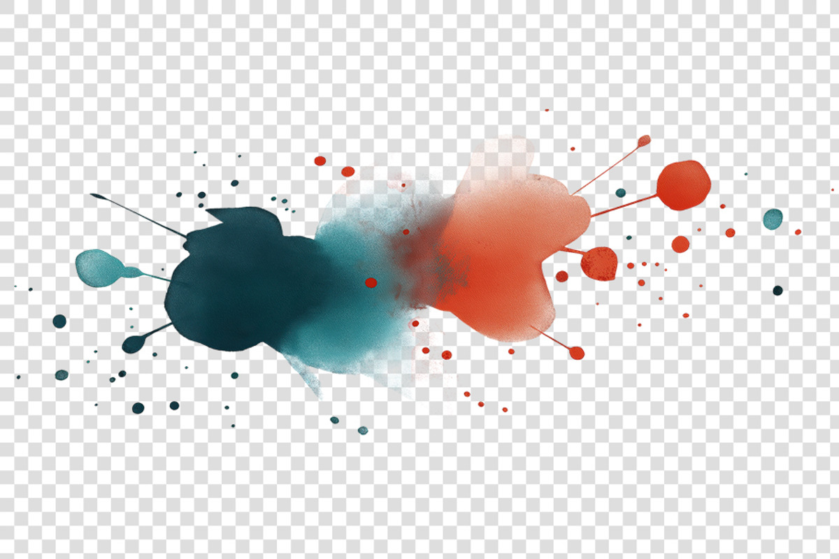 Isolated Watercolor Blots, a Decorative Illustration by BazziBa♥ (Photo 5 of 9)