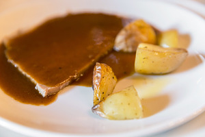 Meat stew with potatoes, a Food & Drink Photo by KYNA STUDIO