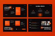 Black Company Profile Google Slide, a Presentation Template by graphicook (Thumbnail 4 of 5)