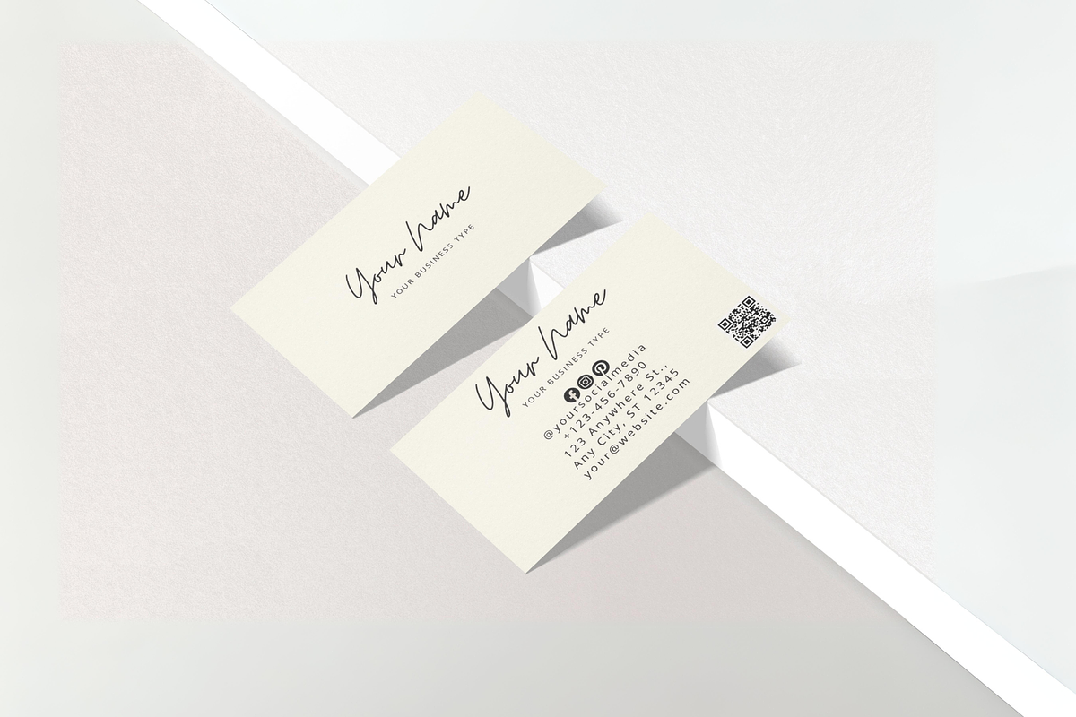 Business Card Lash Editable in Canva, a Business Card Template by KnowyourLabel (Photo 1 of 5)