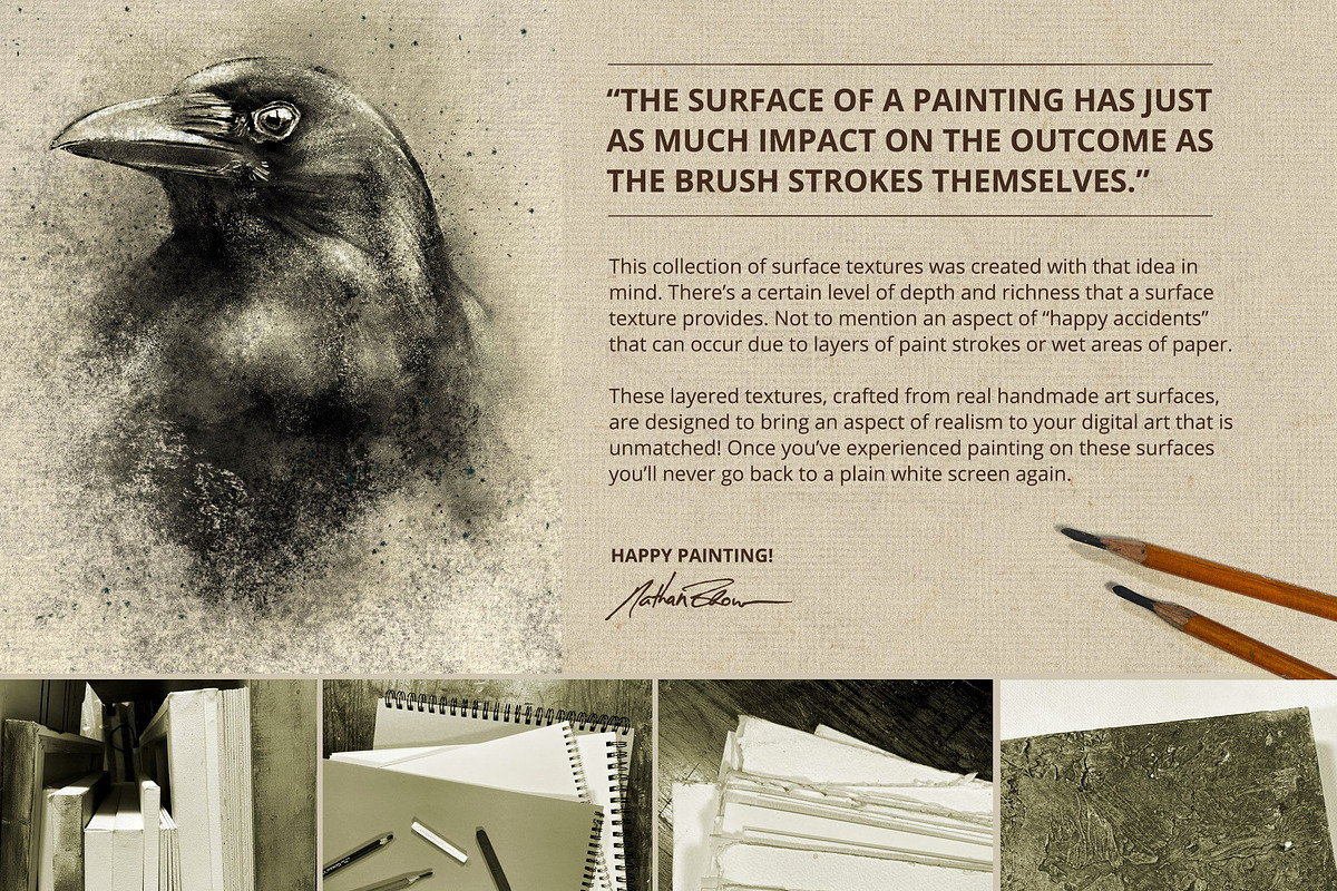 Ultimate Canvas Creator – Dry Media, a Brush Add-On by Nathan Brown (Photo 2 of 14)