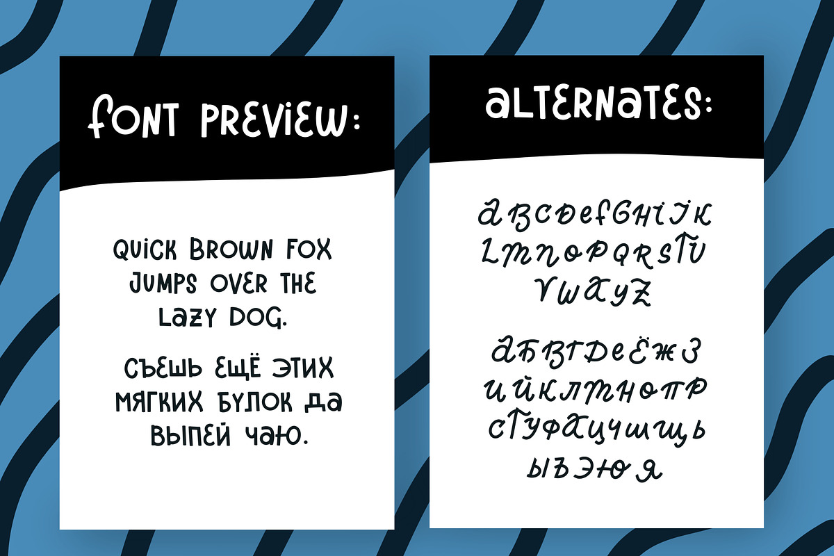 Malmo - Scandinavian duo Font preview 7