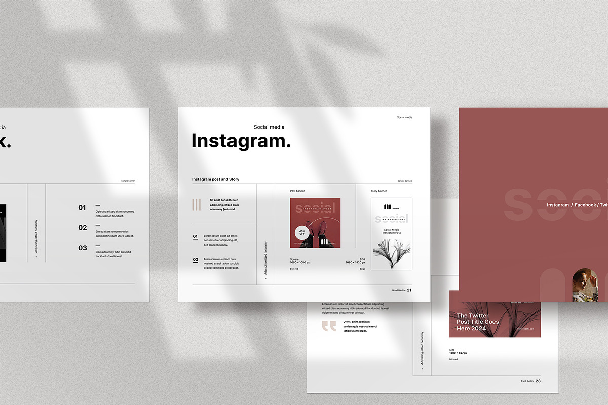 Minimal Brand Guideline, a Brochure Template by Studio Elevate (Photo 5 of 21)