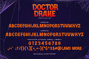 Doctor Drake - Horror Display Font, a Font by Gassstype (Thumbnail 6 of 8)